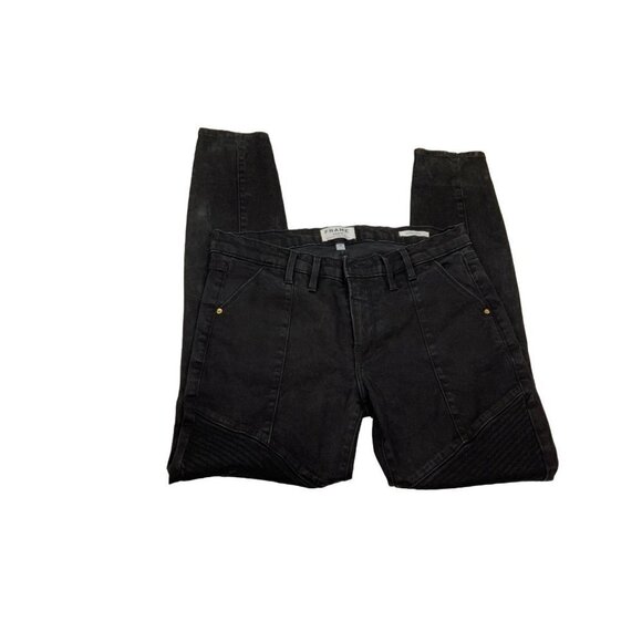 Frame Black Biker Jeans. Sz 30 - Picture 2 of 4